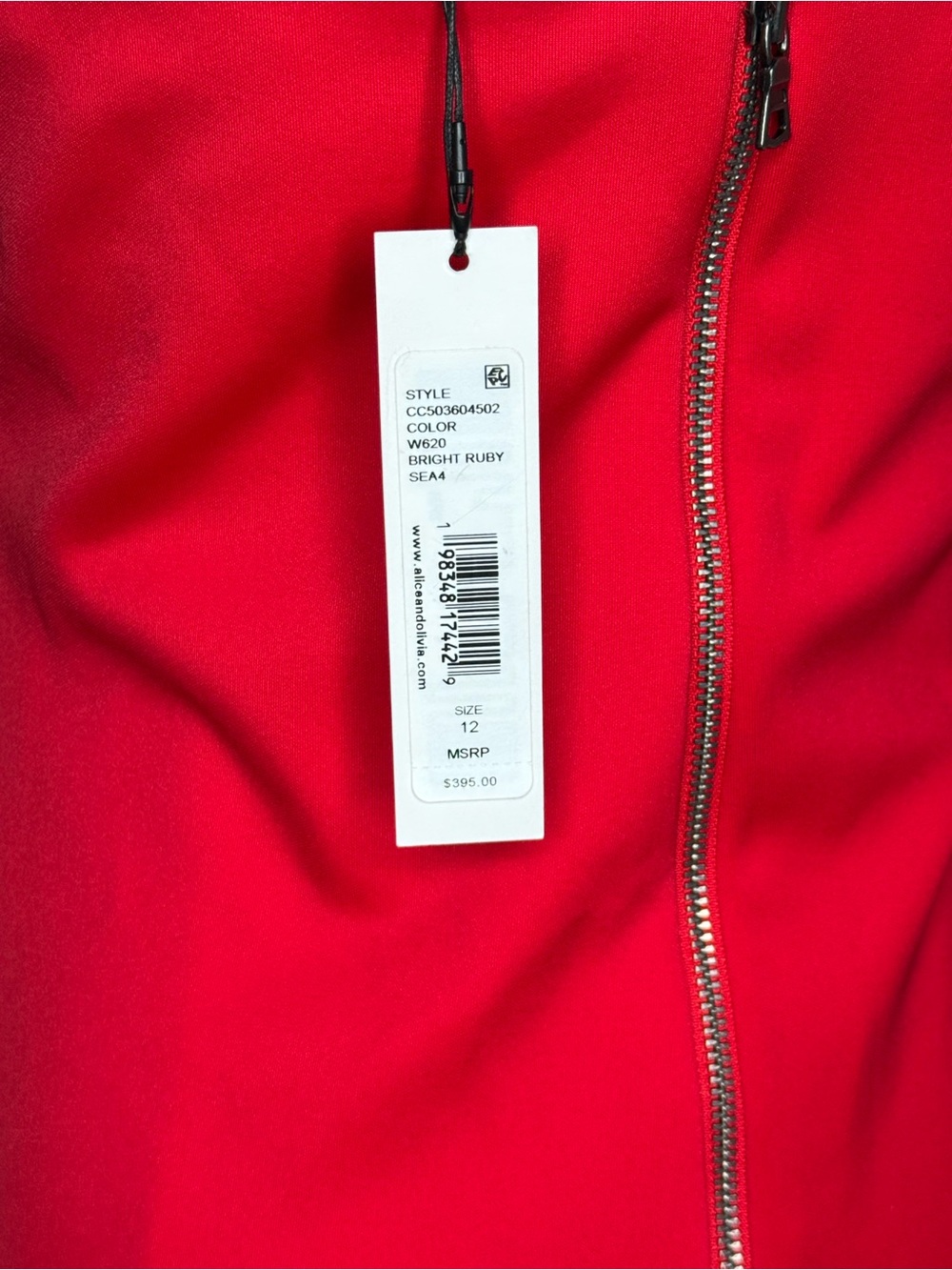 Alice + Olivia Oriana Strapless Drop Waist Maxi Dress With Hidden Pockets NWT 12 - Picture 8 of 12